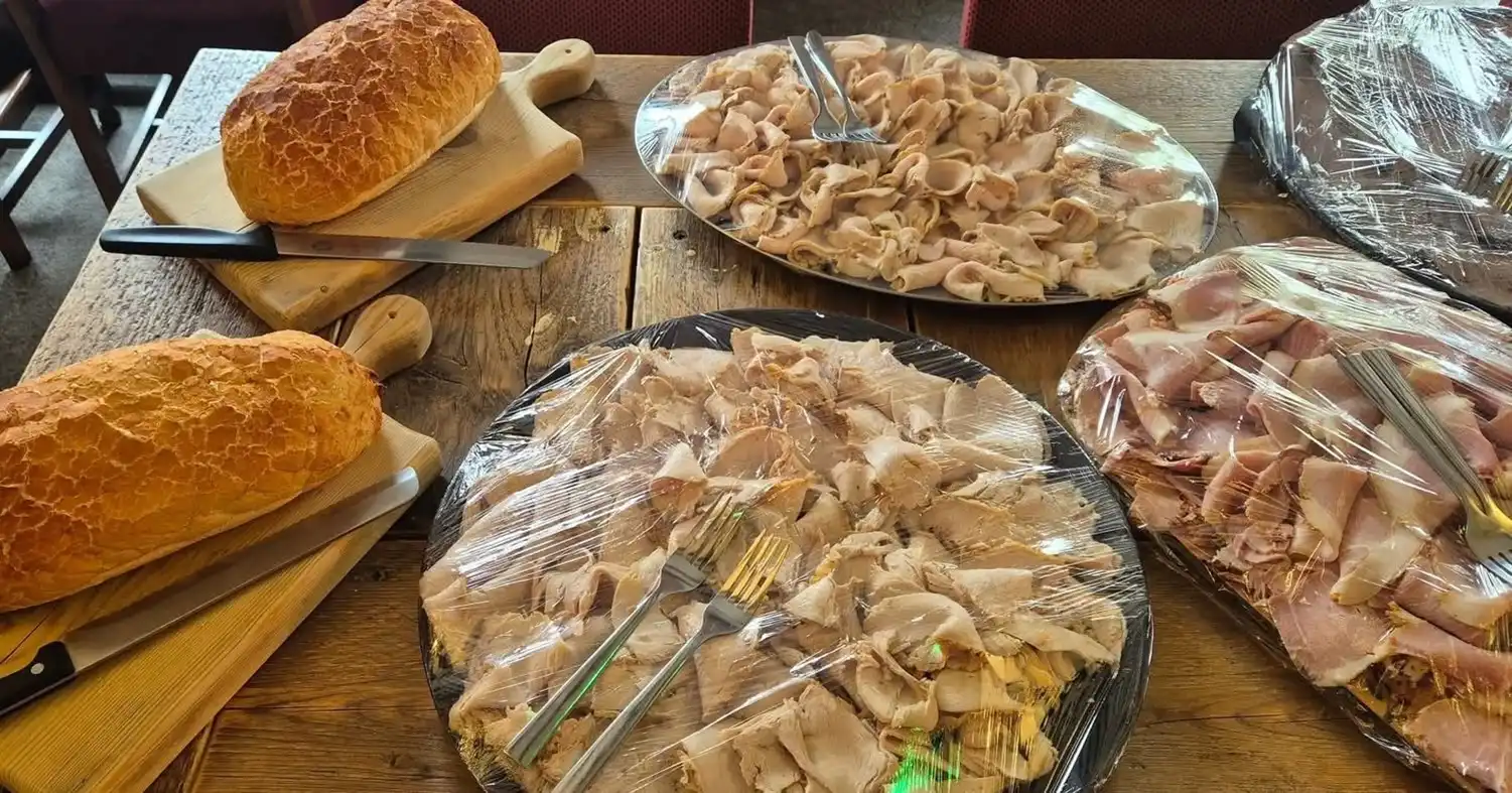 plated sandwiches