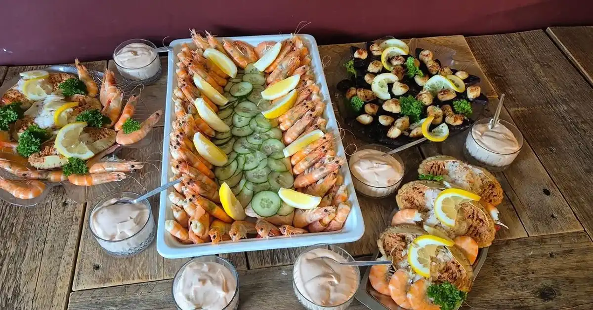 Selection of fish dishes