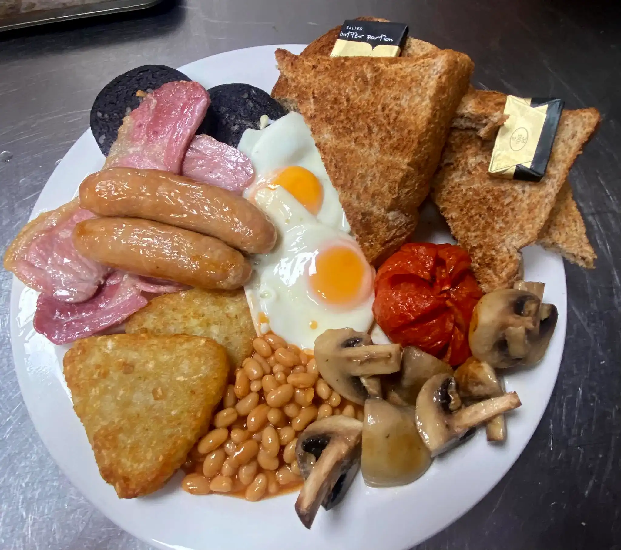 Our full english breakfast.